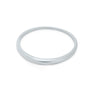 Minimalist silver bangle by Cielomar Jewelry
