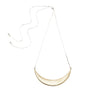 Minimalist statement necklace in gold