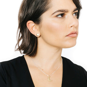Super Luna Earrings - Bronze
