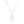 Minimalist kite necklace in sterling silver