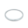 Minimalist silver bangle by Cielomar Jewelry