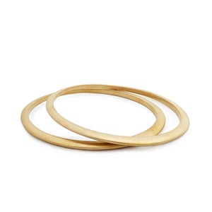 Gold minimalist bangles