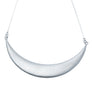 Luna Creciente Statement Necklace - Silver